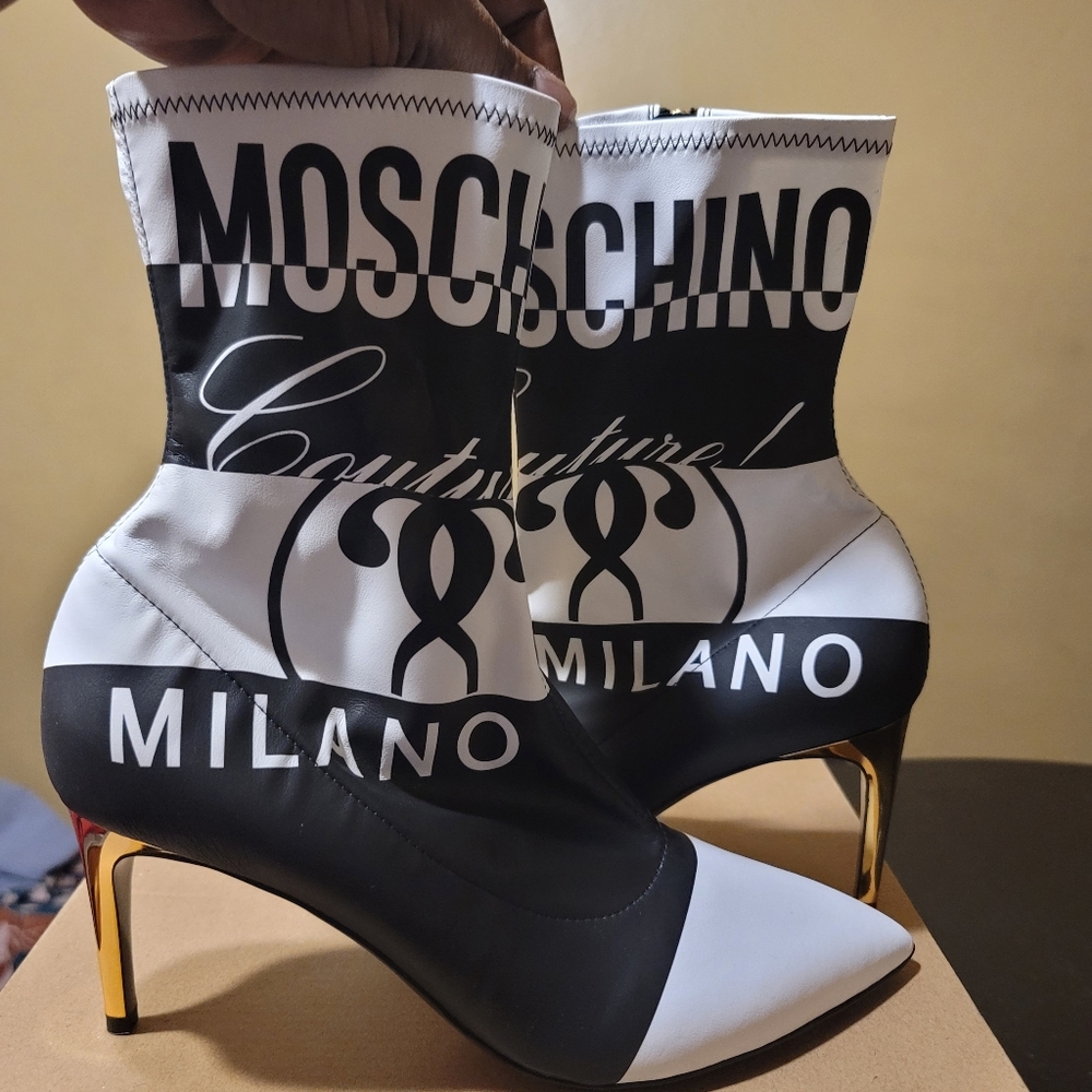 Authentic Moschino booties